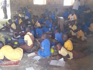 N/R: Yagaba Roman Catholic Pupils Study On Bare Floor