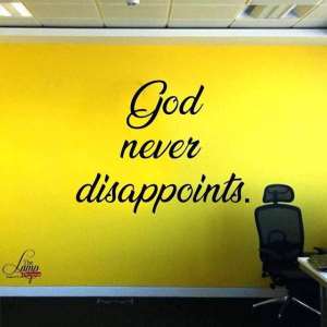 WordDigest: God Never Disappoints
