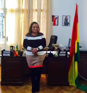 Sabah Zita Benson, former Minister of Information, and former Ghanas Ambassador to Czech Republic