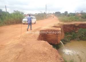 Atwima Kwanwoma: Boko-Techiman Road Now Death Trap, Residents Cry For Help