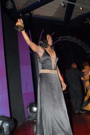 Kate Henshaws AMAA Dress Auctioned For 2,000 Pounds