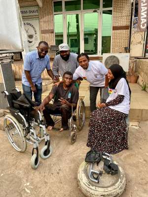 Wheels of Kindness: Islamic Center for Guidance and Right To Live Foundation transform lives in Maamobi