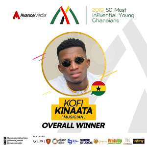 Kofi Kinaata Voted 2019 Most Influential Young Ghanaian