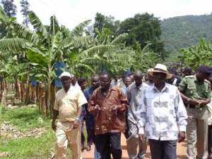 VEEP inspects reforestation project
