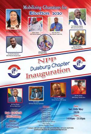 Inauguration Of NPP Duisburg Chapter-Mobilizing Ghanaians For Election 2020