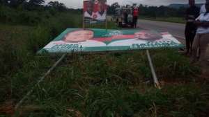 NDC Warns NPP Over Night Destruction Of Billboards, Posters