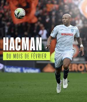 Andre Ayew wins Le Havre Player of The Month Award for February
