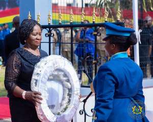 Vice President Opoku-Agyemang Honors Fallen Heroes at 78th Anniversary of 28th February Crossroads Shooting