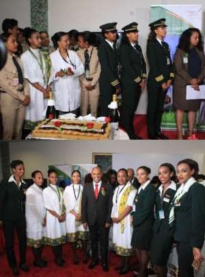 Female Crew Flew Ethiopian Airlines