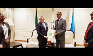 Dr Ahmad Ahmad Visits Rwanda President