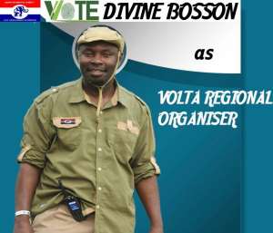 Meet The Aspiring NPP Volta Regional Organizer Mr. Divine Bosson