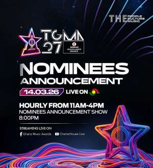Nominees for 27th Telecel Ghana Music Awards to be announced on March 14