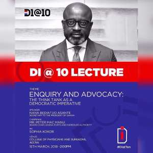 Danquah Institute Holds 10th Anniversary Lecture Tomorrow
