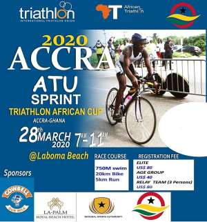 Accra To Host 2020 ATU Sprint Triathlon African Cup