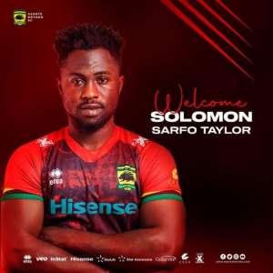 Official: Asante Kotoko announce the signing of striker Solomon Sarfo Taylor