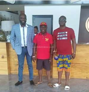 George Afriyie Arrives In Zambia To Support Kotoko Ahead Of Zesco Encounter In CAF CC