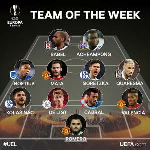 Anderlecht star Frank Acheampong named in Europa League Team of the Week