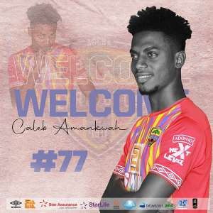 OFFICIAL: Hearts of Oak welcomes new signing Caleb Amankwah
