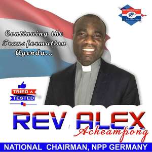 Rev. Alex Achaempong Retained As NPP Germany Chairman
