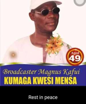 Volta GJA Mourns GBC's Kafui Kumaga