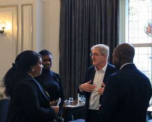 From left; UK Trade Envoy to Ghana, DBT Ghana Country Director, HMTC, Ghana High Commissioner to the UK
