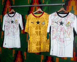 PUMA unveils Black Stars official jerseys ahead of 2026 World Cup PHOTOS