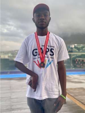 Junior Para Athlete Benedict Opoku Abebrese wins Long Jump Gold at 2023 South African Championships
