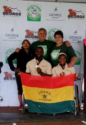 Ghanas Seidu, Nkegbe win gold and silver medals at Outeniqua Wheelchair Challenge