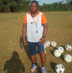Kobina Amissah Officially Starts Work As Nzema Kotoko Head Coach