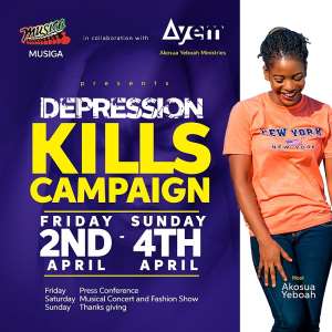 Gospel artiste Akosua Yeboah to launch campaign against depression on April 2