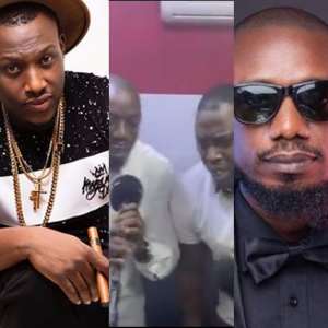 Singer Coded gets into near fight with blogger Nkonkonsa GH