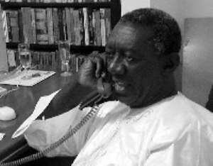 Even Kufuor Listens To Rawlings Phone