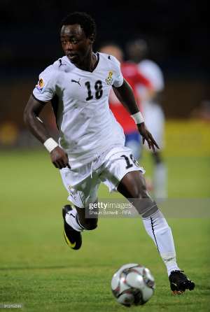 ISMAILIA, EGYPT - SEPTEMBER 29: Ransford Osei of Ghana in action during the FIFA U20 World Cup Group D match between Ghana and England at the Ismailia Stadium on September 29, 2009 in Ismailia, Egypt. Photo by Shaun Botterill - FIFAFIFA via Getty Images