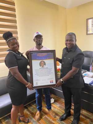 TESCON-PU honours Frank Asiedu Bekoeaka PROTOZOA