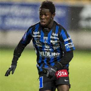 Winger Kingsley Sarfo scores as his Swedish top-flight side Sirius beat Gefle in friendly