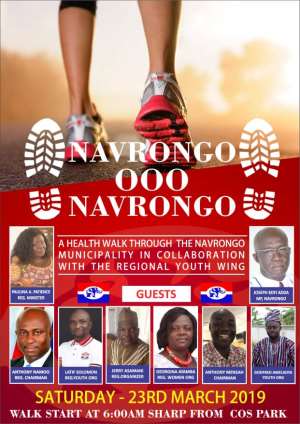 Re: Navrongo NPP Health Walk: Missing MP, MCE Photos On Poster Raise Questions Of Party Disunity