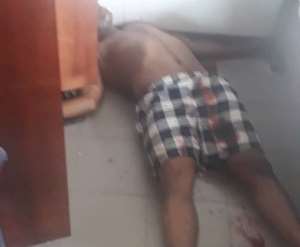 The lifeless body of Fuseini Mohammed