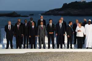 In happier and less challenging times: world leaders and guests pose for a picture on the second day of the annual G7 summit in Biarritz, France, August 2019.   - Source: Photo by Andrew Parsons - PoolGetty Images
