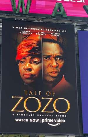 New movie: THE TALE OF ZOZO launches on New York's Times Square Billboard
