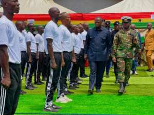 Guards trained under Blue Water initiative to protect river bodies with Lands Minister, Emmanuel Armah-Kofi Buah