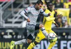 Ghanaian duo Jonathan Mensah and Harrison Afful involved in Columbus Crew 3-2 win over Portland Timbers in MLS