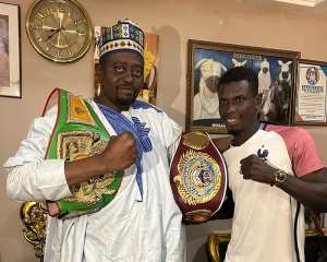 Ghana's Junior WBO Champion pay homage to Sarki Musah Yahaya Yendu