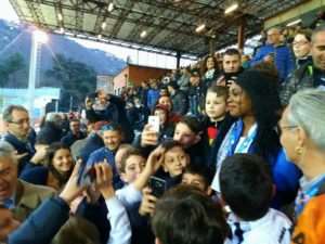 Akosua Puni draws huge crowd at Italian side Como in maiden stadium appearance