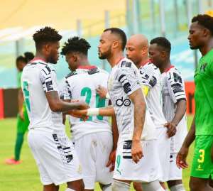 Black Stars celebrate