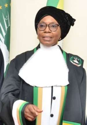 African Court President Lady Justice Aboud