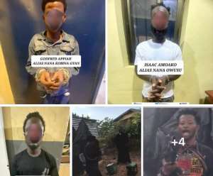 Police arrest three persons for brandishing weapons in viral video; four weapons retrieved