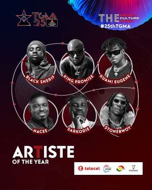 Charterhouse unveils nominees for 25th Telecel Ghana Music Awards