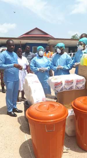 Covid-19: Kwahu East District Assembly Donates To District Health Directorate