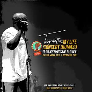 Trigmatic Takes My Life Concert To Kumasi