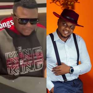 Nigerian actor Ken Erics spotted singing Ghanaian hymn